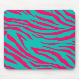 Aquamarines Zebra-Zebra-Print, Personalisiert Mous Mousepad