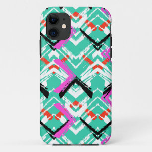 Aquamarines Zig-Zag-Muster Case-Mate iPhone Hülle