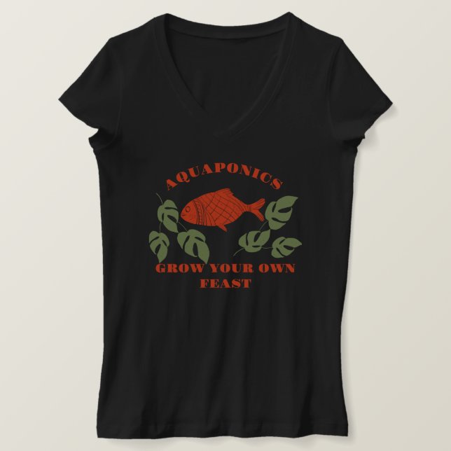 Aquaponics bauen Ihren eigenen Fest T - Shirt (Design vorne)