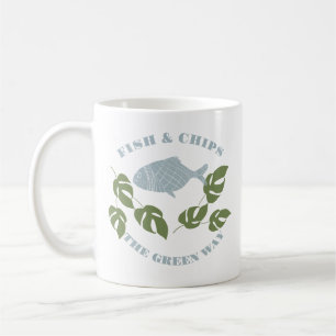 Aquaponics Fisch & Chips der grüne Weg Kaffeetasse