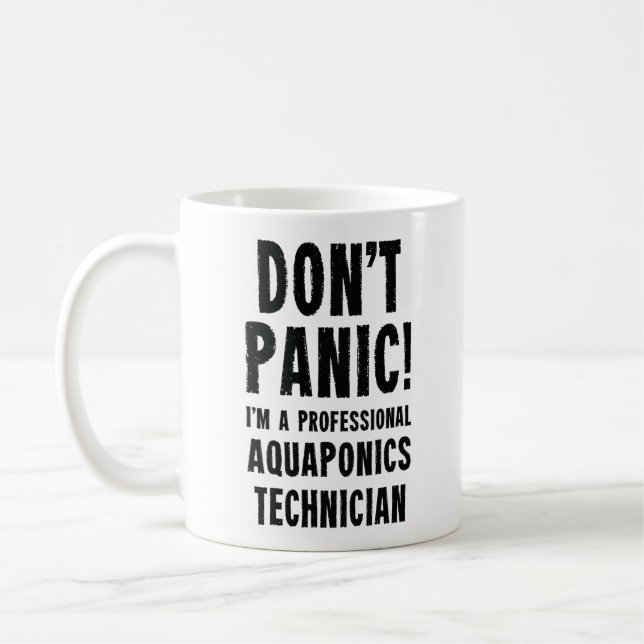 Aquaponiktechniker Kaffeetasse (Links)