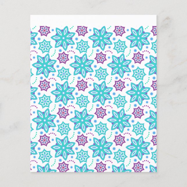 AquaPurpleFlowers.png Flyer (Vorne)