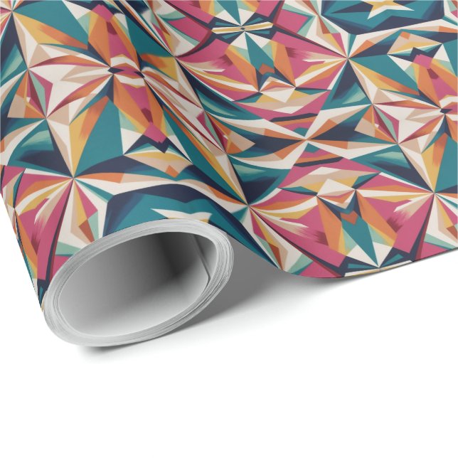 Aquarell Abstrakt 16 Wrapping Paper Geschenkpapier (Rolleneckpunkt)