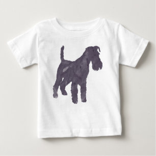 Aquarell Airedales Terrier Baby T-shirt