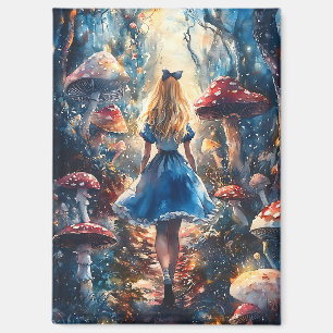 Aquarell Alice im Wunderland Magnet