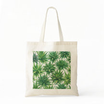 Aquarell-Aloe-Vera-Sukkulenten-Botanikmuster