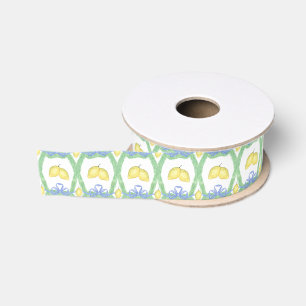 Aquarell Amalfi Zitronen Ripsband