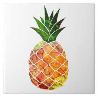Aquarell-Ananas Fliese