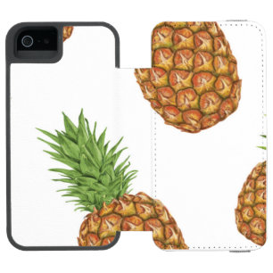 Aquarell-Ananas-Muster 1 Incipio Watson™ iPhone 5 Geldbörsen Hülle