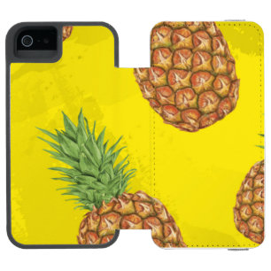 Aquarell-Ananas-Muster 3 Incipio Watson™ iPhone 5 Geldbörsen Hülle