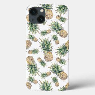 Aquarell-Ananas-Muster iPhone 13 Hülle