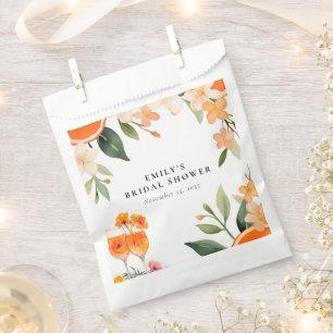 Aquarell Aperol Spritz Brautparty Geschenktütchen
