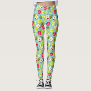 Aquarell-Apfel-Muster Leggings