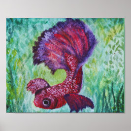 Aquarell-Aquarellkunst Poster