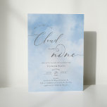 Aquarell auf Cloud-9-Brautparty Einladung<br><div class="desc">Diese elegante und skurrile Einladung ist perfekt für das neue Thema "Cloud 9". Es enthält einen Aquarell-Hintergrund und Skript-Wirblen Text.</div>