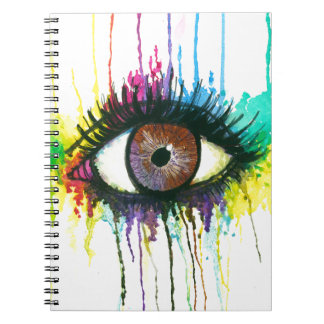Aquarell-Auge Notizblock