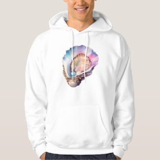 Aquarell-Auster Hoodie