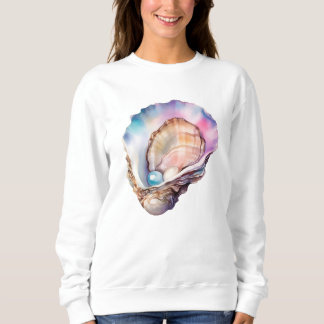 Aquarell-Auster Sweatshirt