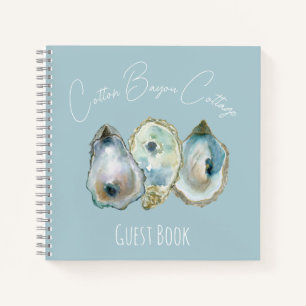 Aquarell-Austern-Gästebuch Notizbuch