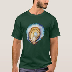 Aquarell-Austernschale T-Shirt