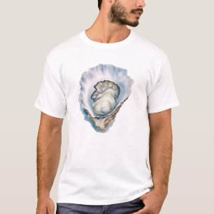 Aquarell-Austernschale T-Shirt