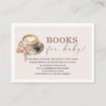 Aquarell-Baby braut Kaffee  Baby Shower Boo
