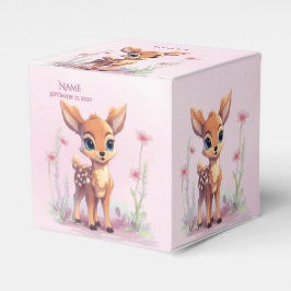 Aquarell Baby Dei Pink Blume Gefälligkeitsbox Geschenkschachtel