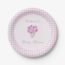 Aquarell-Baby-Party-Pink-Farben-Papierteller
