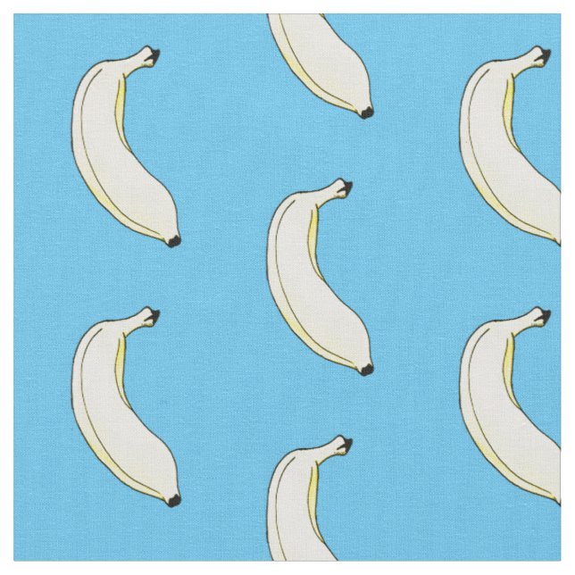 Aquarell-Banane Stoff (Nahaufnahme)