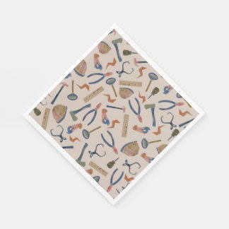 Aquarell-Bastelparty-Servietten Serviette
