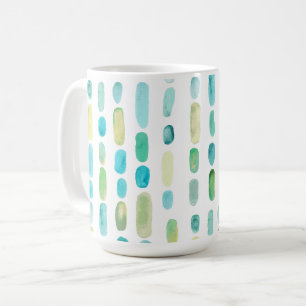 Aquarell Beach Sea Glass Gemis Kaffeetasse