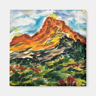 Aquarell-Bergmagnet Magnet