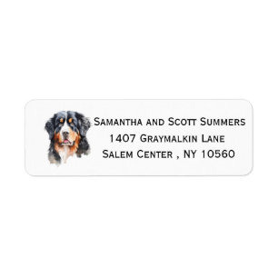 Aquarell Berner Sennenhund