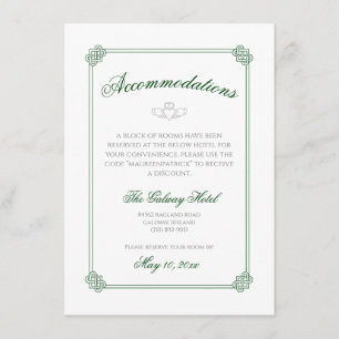 Aquarell-Bestimmungsort: Irland-Anpassungen Begleitkarte