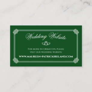 Aquarell-Bestimmungsort: Irland-Website Begleitkarte