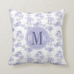 Aquarell bewegt wellenartig u. versendet Muster Kissen