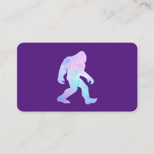 Aquarell Bigfoot Visitenkarte