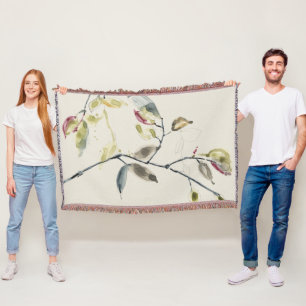 Aquarell-Blatt-Niederlassung Decke