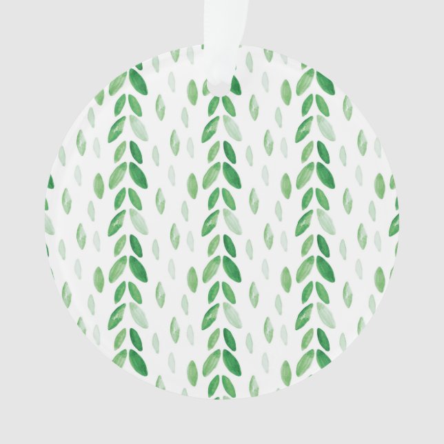 Aquarell-Blätter Ornament (Vorderseite)
