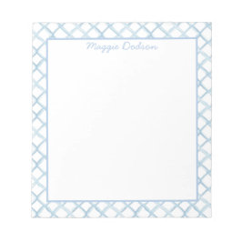 Aquarell Blau Notizbuch Notizblock