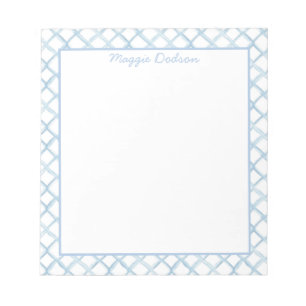 Aquarell Blau Notizbuch Notizblock