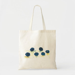 Aquarell Blaubeeren Sommer Obst rustikale Küche Tragetasche