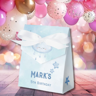 Aquarell Blaue Teddybären Geschenkschachtel