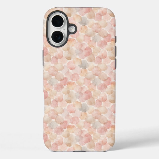 Aquarell-Blob-Muster Case-Mate iPhone Hülle (Rückseite)