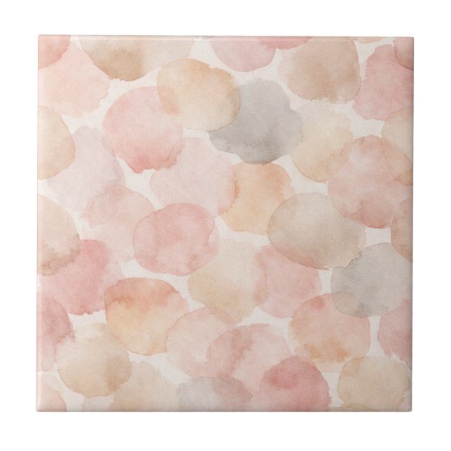 Aquarell-Blob-Muster Fliese (Vorderseite)