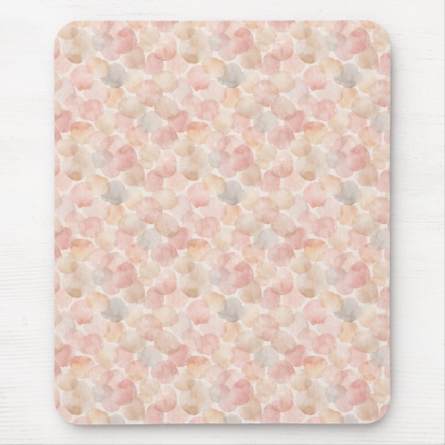 Aquarell-Blob-Muster Mousepad (Vorne)