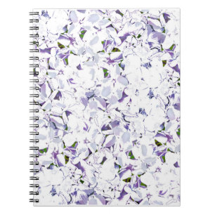 Aquarell Blume aus Hydrangeas. Notizblock