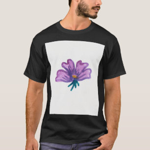 Aquarell-Blume, handgezeichneter Effekt schön T-Shirt