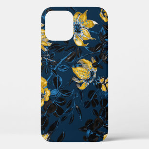 Aquarell-Blumen-Blätter: Vintage-Muster Case-Mate iPhone Hülle