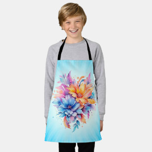 Aquarell-Blumen-Blumen-Design-24683 Schürze